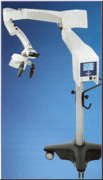 Новый хирургический микроскоп OPMI® Sensera с напольной стойкой S7 для оториноларингологии.